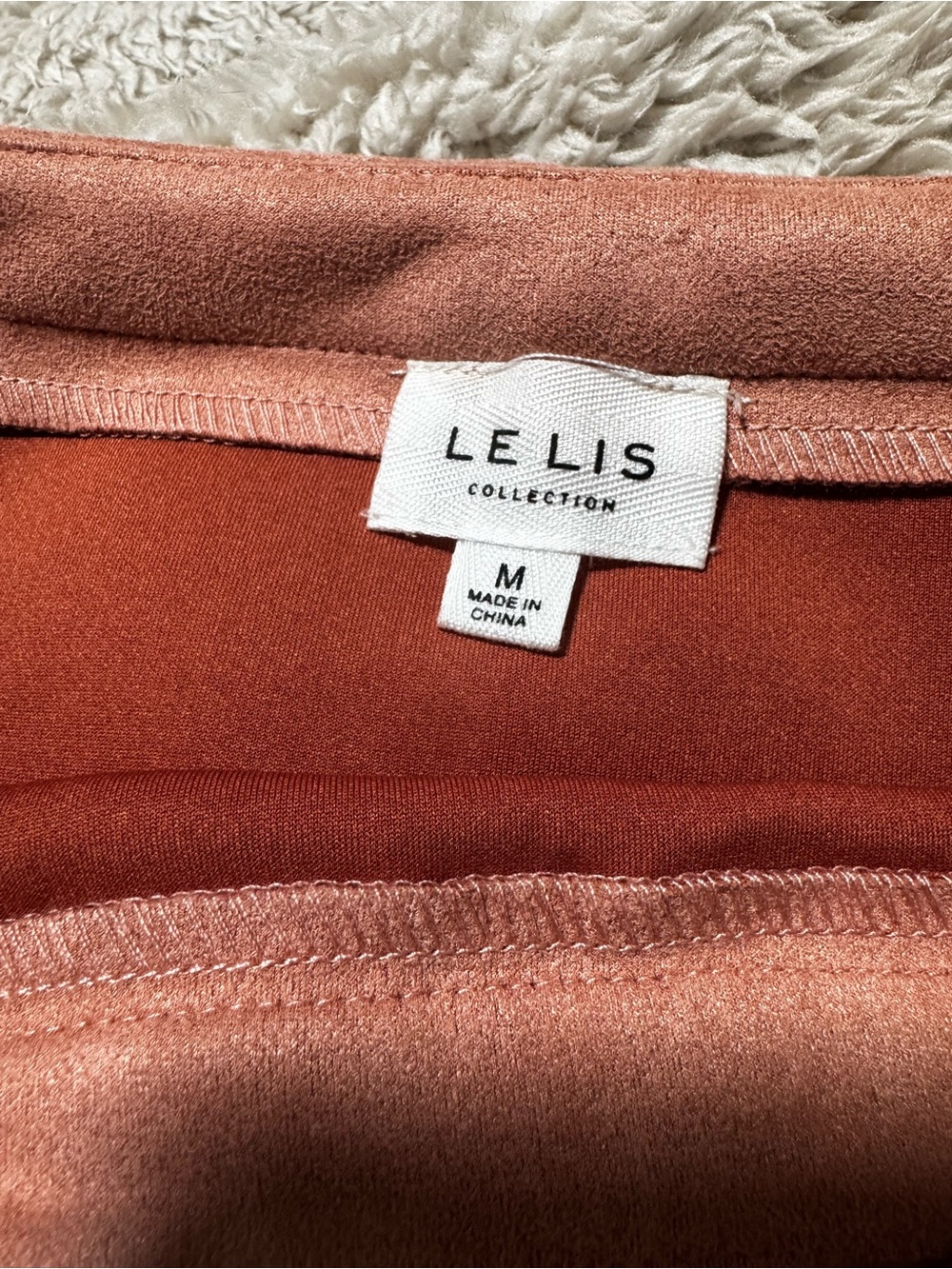Le Lis Pink, Brown & Cream Colorblock Mini Skirt - Picture 3 of 16